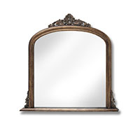Antiqued Gold Over Mantle Mirror 15322