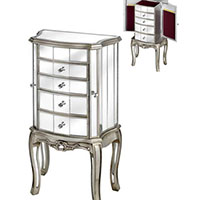 Argente Mirrored Jewellry Cabinet 13017