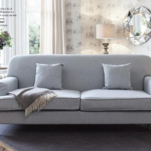 Sienna 3 Seat Sofa Pale Blue product code 5055299464632