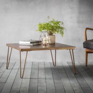 Pompeii coffee table with pin legs