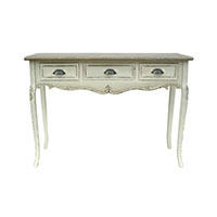 country 3 drawer console 7826