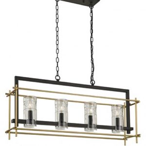 Ceiling Bar in Antique finish Ironwork and matt gold from Aspire Design €959